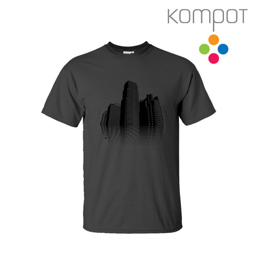 Pánské tričko MĚSTO :: šedé (S - 2XL)