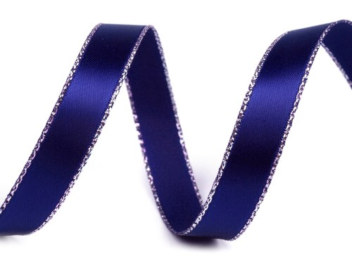 Stuha saténová 10 mm lurex
