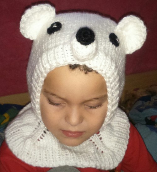 Dětská zimní kukla Lední medvěd