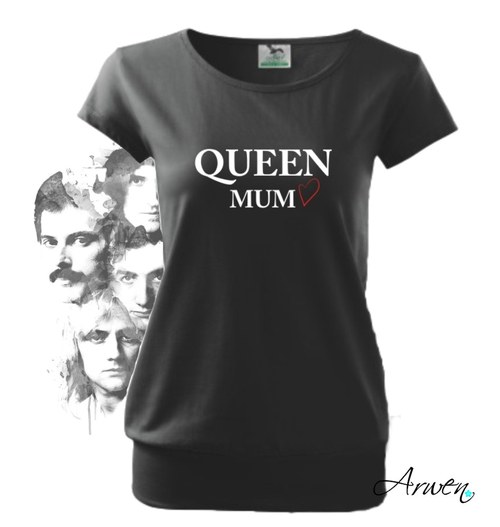 Těhotenské triko -"QUEEN" — foto 1