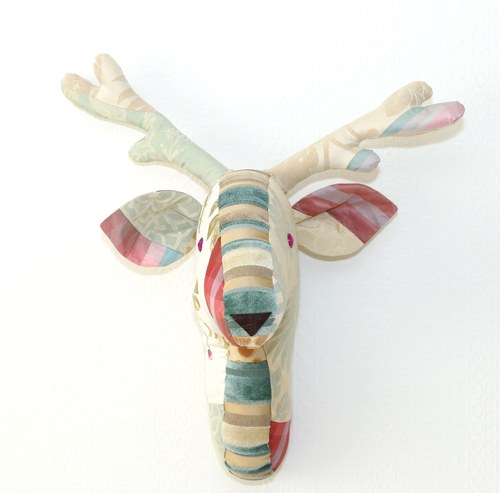 Sobí 3D Polštář Rigoletto Hedvábí Patchwork — foto 1