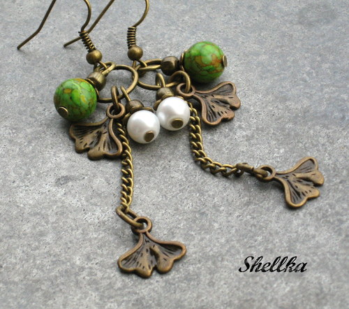 Náušnice ,,GINKO,, II. — foto 1