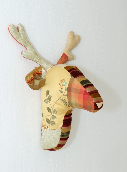 Sobí 3D Polštář Hanbury Hedvábí Patchwork — foto 1