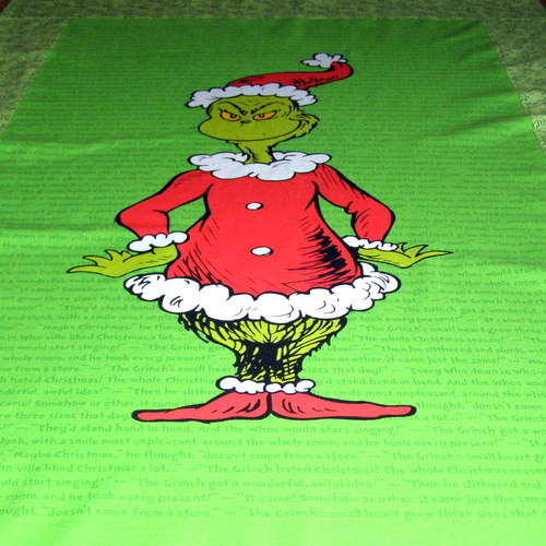 GRINCH - velký středový ubrus/běhoun — foto 1