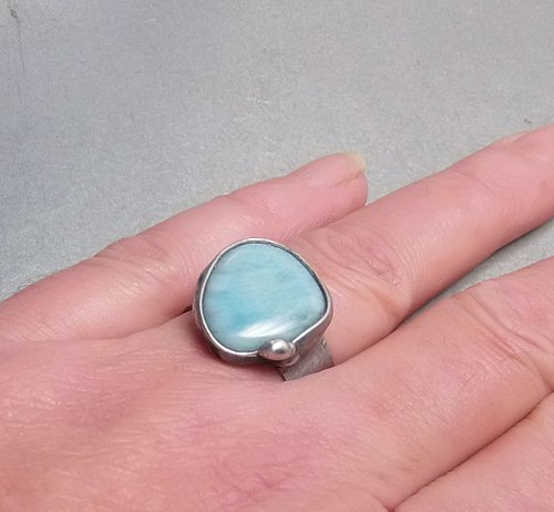 Mořská pěna (larimar) — foto 1
