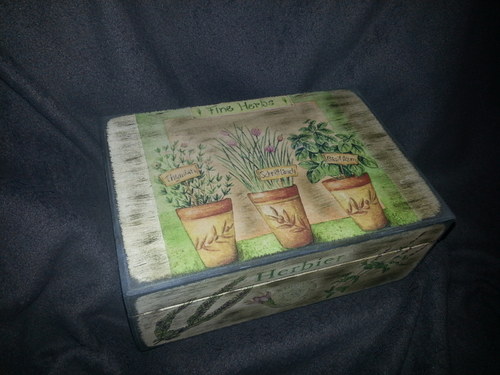 Čajová krabice - herbs