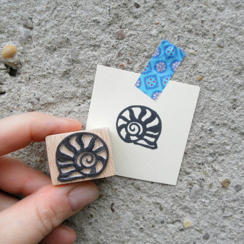 Ulitka - razítko 2,7 x 2,3 cm — foto 1