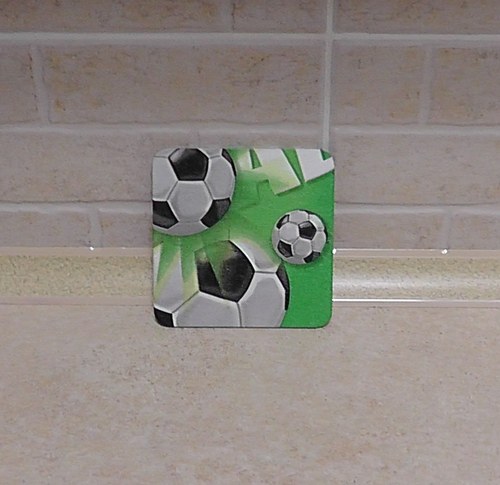 Podložka pod hrneček - fotbal