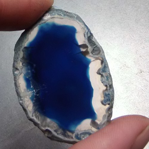 Achátový plátek 370 — foto 1