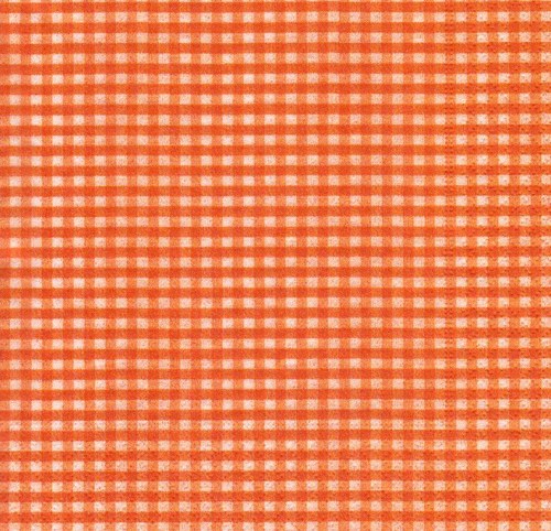 Ubrousek - čtverečky oranžové