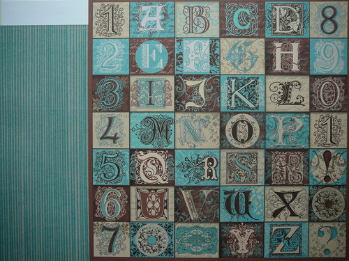 Oboustranná čtvrtka 30,5x30,5 cm