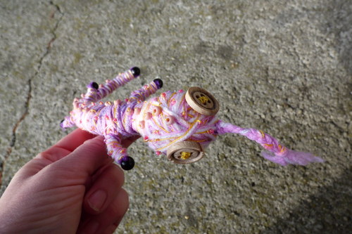Spona na vlasy Ještěrka jemná