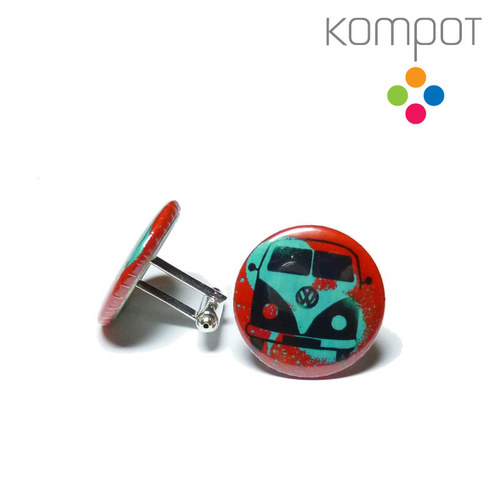 Manžetové knoflíčky :: BUSÍK, červený