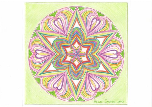 Mandala-Jitřenka-zelená — foto 1
