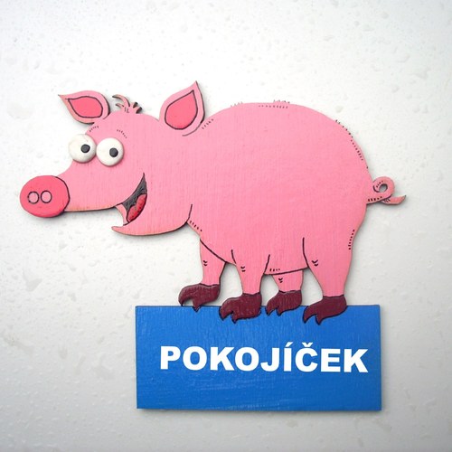 Varovná cedulka "SVINČÍK" D503 — foto 1