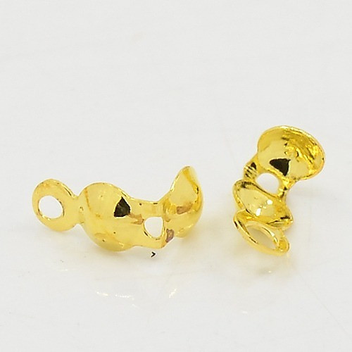 Zakončovací kalota 8x4mm (100ks) - zlatá