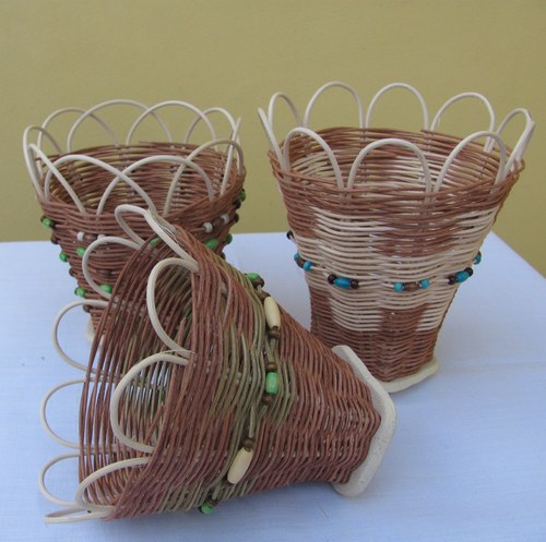 Košíček z pedigu (zelenohnědý) — foto 1