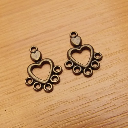 Bronzová ramínka - 13mm x 19mm