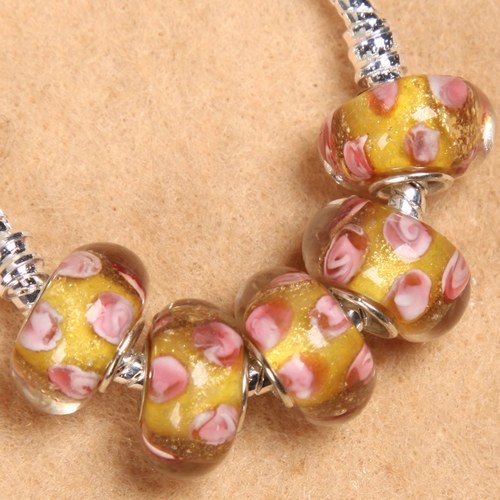 Pandorka s jednotným středem! 14x7mm na řetízek