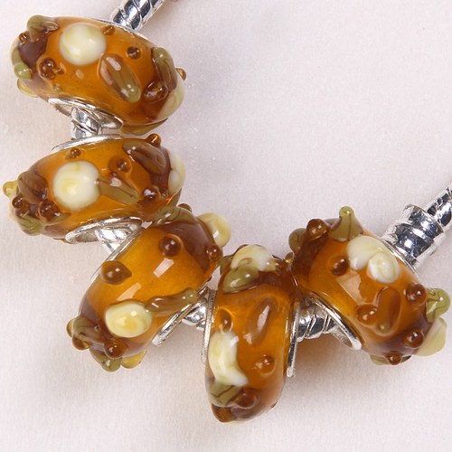 Pandorka s jednotným středem! 14x7mm na řetízek