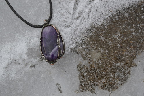 Ametystový amulet — foto 1