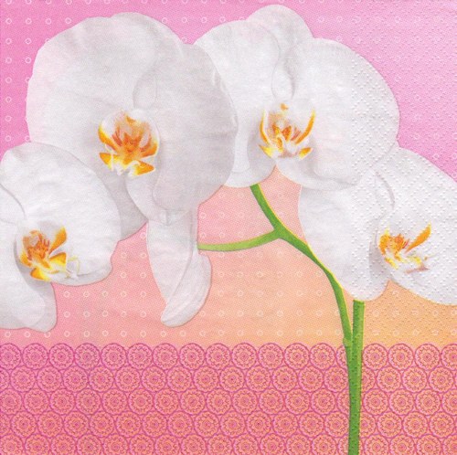 Ubrousek - orchidej
