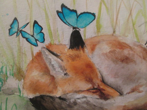 Sleeping fox/ Spící lištička na přání — foto 1