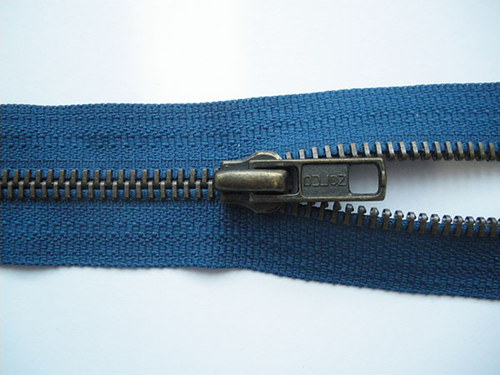 Zip, 65 cm, dělitelný, kov 6 mm