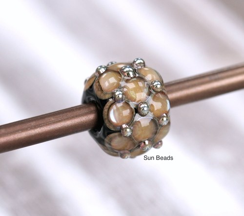 Perlorodka hnědá soudek - průvlek 5 mm — foto 1
