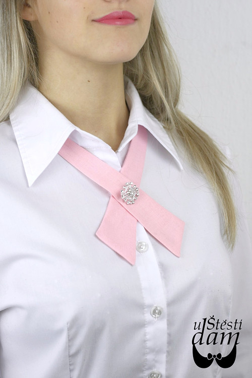 Dámská kravata "Sweet" s broží