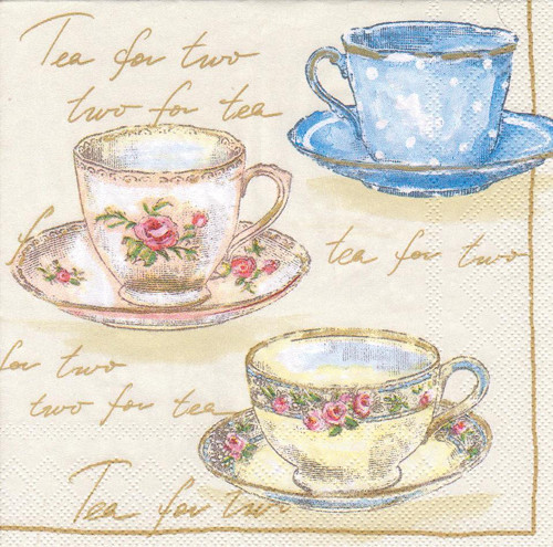 Ubrousek - šálky na čaj