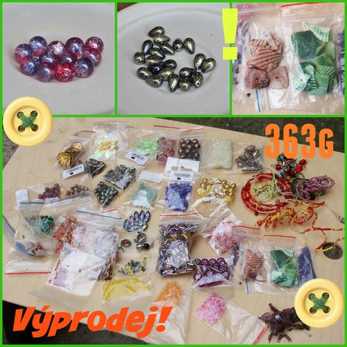 Korálky mix výprodej — foto 1