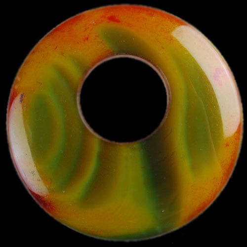 Achát - donut (41 x 7 mm) — foto 1