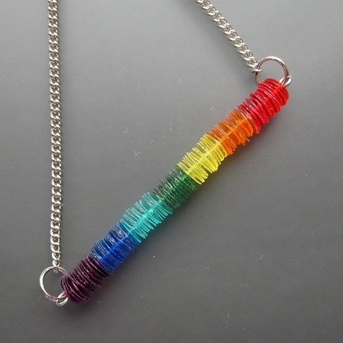 Upcycling "Over the rainbow" (z PET láhví)