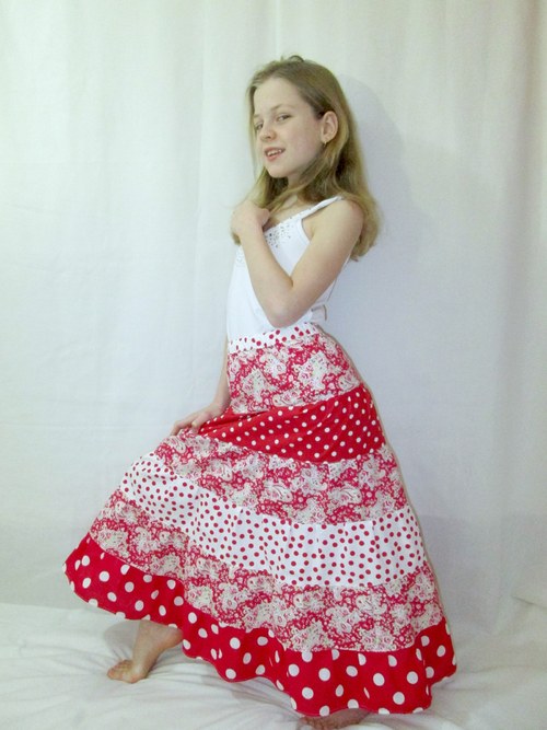 Sukně - Ohnivé Flamengo — foto 1