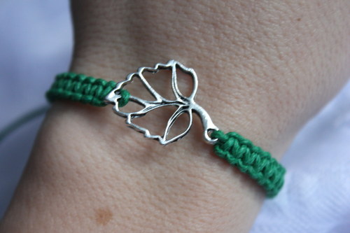Náramek macramé/shamballa — foto 1