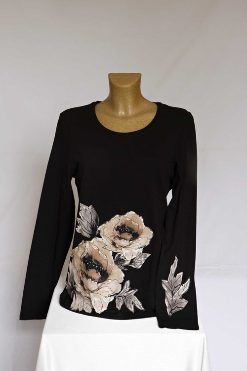 Tričko s aplikací, vel. 44 (L/XL) — foto 1