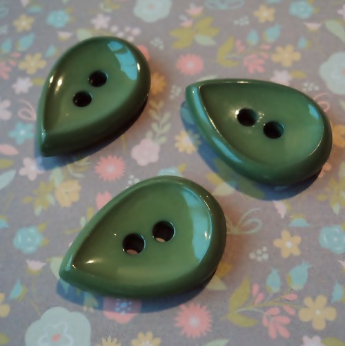 (GFF 881) KNOFLÍK zelená kapka