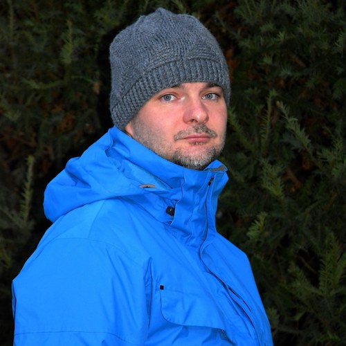 Pánská háčkovaná čepice. — foto 1