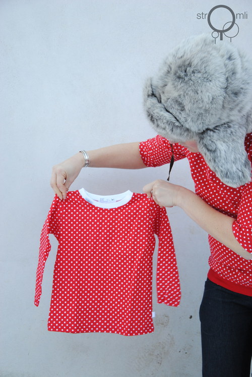 Puntíkaté pro karkulky DR 3-4 roky — foto 1