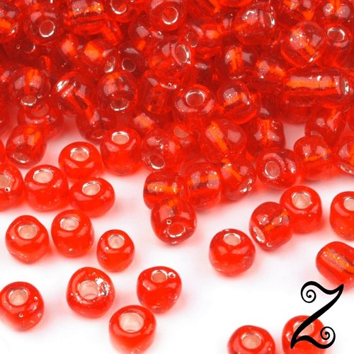 Rokajl, s průtahem, červená, 3mm, 50g