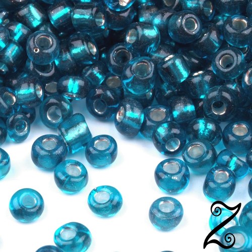 Rokajl, s průtahem, modrá, 3mm, 50g
