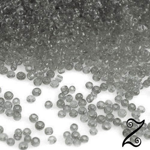 Rokajl, transparentní, šedá, 2mm, 50g