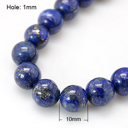 Lapis Lazuli pr.10mm - šňůra 19ks
