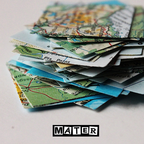 Výseky -čtverec- mapa mix 85 ks — foto 1