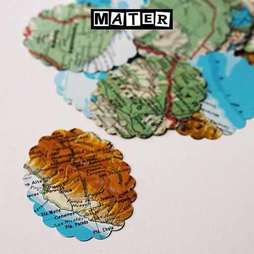 Výseky -obláček(ovál)- mapa mix 100 ks — foto 1