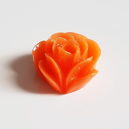 Plastová růžička, oranžová (1ks)
