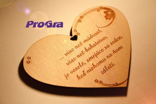 Valentýnské srdíčko - magnetka