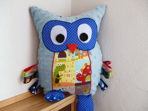 Oboustranná SOVA MINKY MAXI "Den & Noc" — foto 1