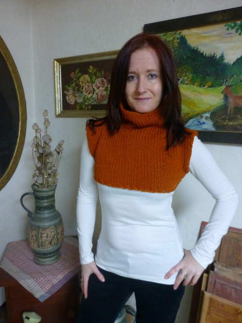 !SLEVA! Vestička - oranžová — foto 1